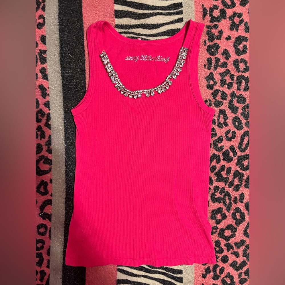 Vintage Victoria's Secret Sexy Little Things fitted jewl tank top